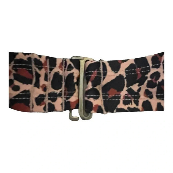 Kona Sol‎ Leopard Animal Print Halter One Piece Swimsuit Women's Plus Size 18W - Picture 8 of 11